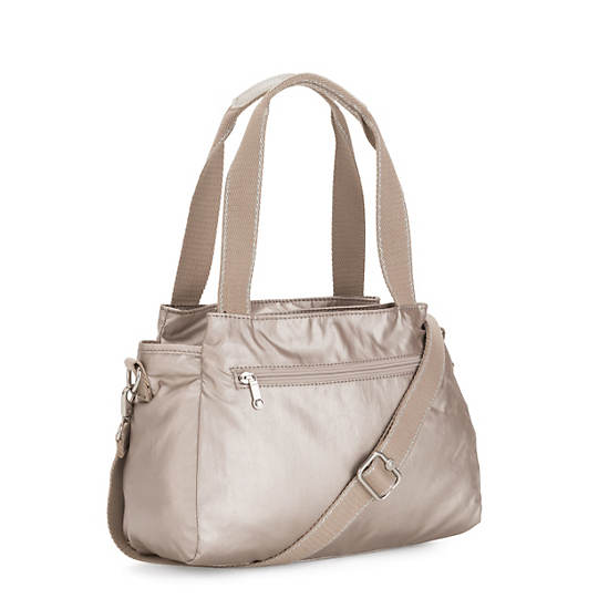 Bolsa De Hombro Kipling Elysia Metallic Beige | MX 1405VR